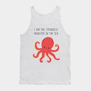 Cute Octopus Design Tank Top